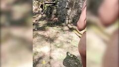 Reproduzir O garanhão duro foda morena jovem em ponto público abandonado - Julia Casal Vidasafada