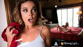 play Mommysgirl busty voyeur alexis fawx makes stepdaughter dillion harper squirt and swallows all