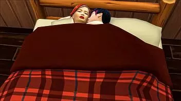 Reproducir Mamá tiene que compartir cama con su hijo en el hotel porque no tenían otras habitaciones vacías o con varias camas - sexo en familia