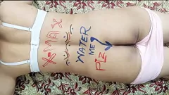 Odtwórz Desi Milf Amrozia's Celebration: Red Suknia, Black Hidżab i Big Dildo